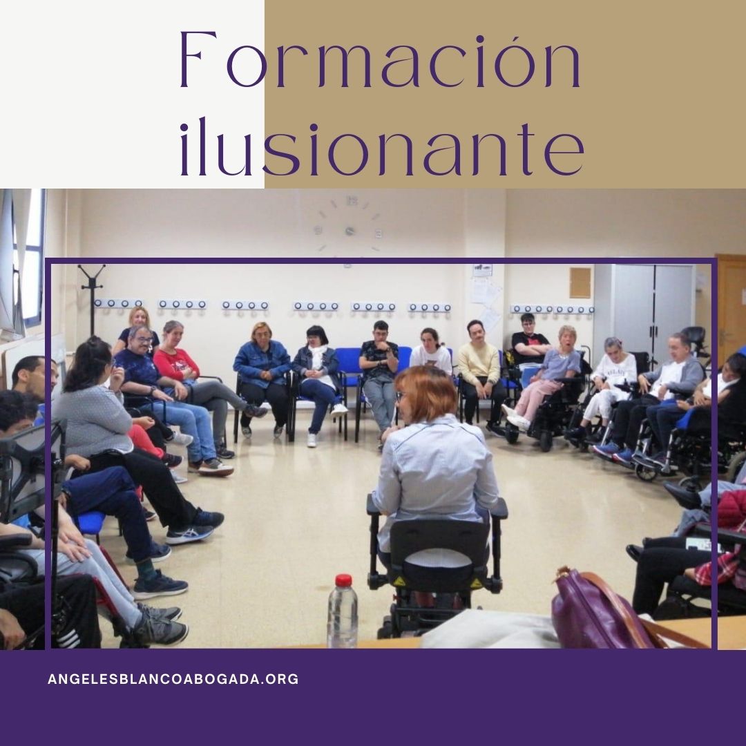 AngelesConfe's tweet image. Con la formación de @UPACESanFdo cierro, por el momento, la maleta de los derechos. Una maleta que he hecho y rehecho de maneras para adaptarme a la realidad de las personas con parálisis cerebral. Personas cuyo don es la residencia y cuyo anhelo es ser vistas en su capacidad.
