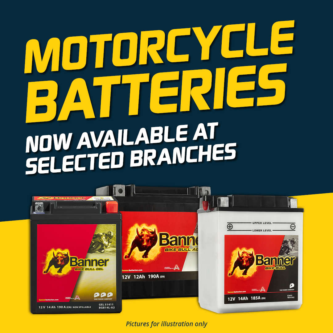 We now have motorcycle batteries available at selected branches! 🏍️
Now at our Norwich (Reepham Road &amp; Dereham Road), Great Yarmouth, Cambridge, Ipswich, St Neots &amp; Colchester branches
fast-fit.co.uk/branch-finder/