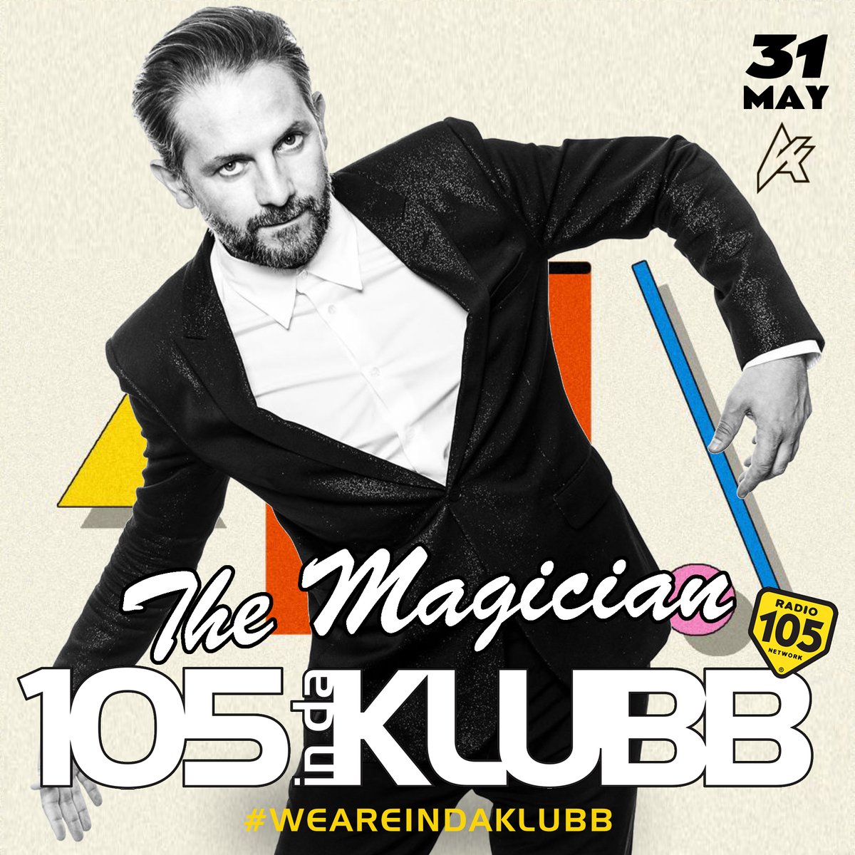 ☑ @themagician on #105INDAKLUBB!
➖
Ogni weekend con il radioshow
#MyKlubb di @andreabellidj
e con i mixati dei Top dj Italiani
e Internazionali
➖
#WEAREINDAKLUBB
La notte dance firmata @Radio105 💥
#playitloud
➖
📌 @andreafiamberti