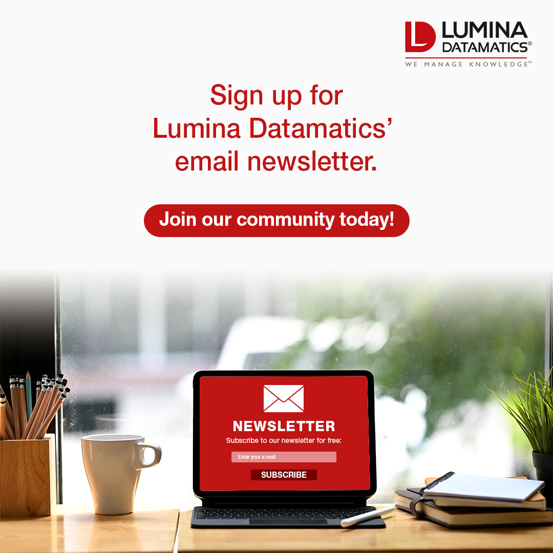 Get exclusive insights on the journey of Lumina Datamatics and their offerings. Subscribe to our newsletter today!
Visit: luminadatamatics.com/company/newsle…

#LuminaDatamatics #Newsletter #SubscribeNow
#ExclusiveInsights #StayInformed #CompanyUpdates
#IndustryNews #PublishingTrends