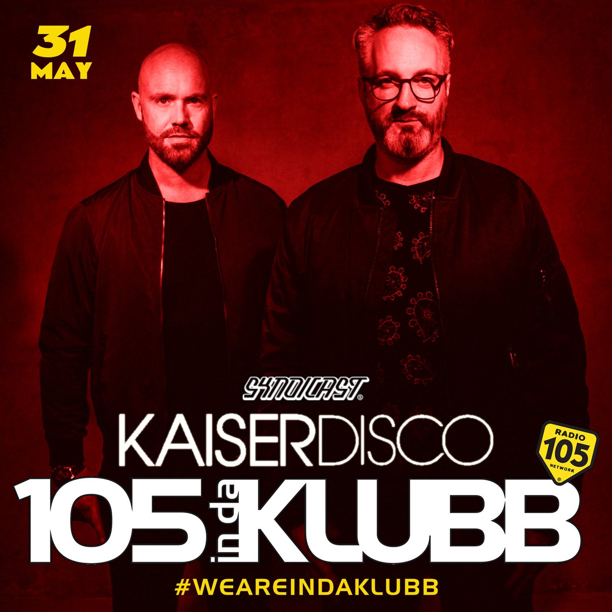 ☑ @Kaiserdisco on #105INDAKLUBB!
➖
Ogni weekend con il radioshow
#MyKlubb di @andreabellidj
e con i mixati dei Top dj Italiani
e Internazionali
➖
#WEAREINDAKLUBB
La notte dance firmata @Radio105 💥
#playitloud
➖
📌 @syndicast