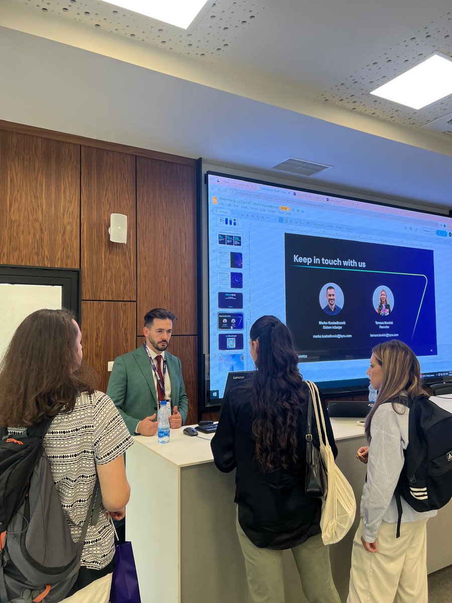 HYCUInc's tweet image. Once again, we teamed up with @AIESEC, one of Europe’s largest student organizations, at #OpenIT Belgrade! Our own Marko Kostadinović explored “Everything Everywhere All at Cloud” ☁️ w/ students, diving into cloud infrastructure &amp;amp; the latest SaaS trends. 

bit.ly/3H9r8HJ