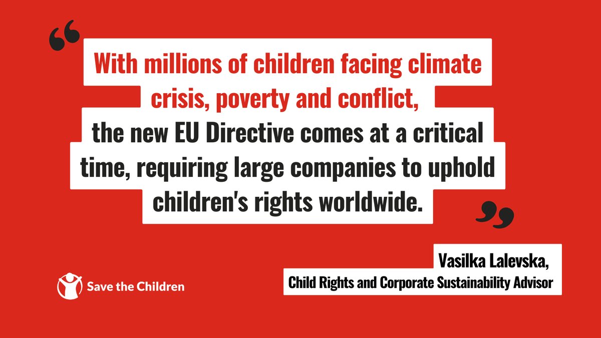 #CSDDD #CS3D “The Directive is highly significant as it marks a shift from sustainability rules being voluntary to mandatory.  Large companies will have a legal obligation to carry out human rights and environmental due diligence and take effective action, and those who fail to