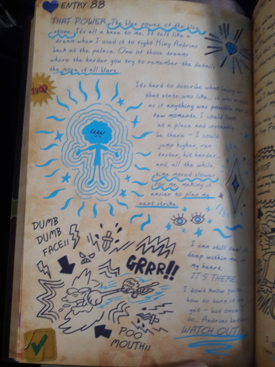 KkeefekyKyle's tweet photo. LOL! That drawing of Anne punching King Andrias in the face. Although she needs to work on her name calling. ππ
#Amphibia #MarcysJournal https://t.co/yXSSjROmsE