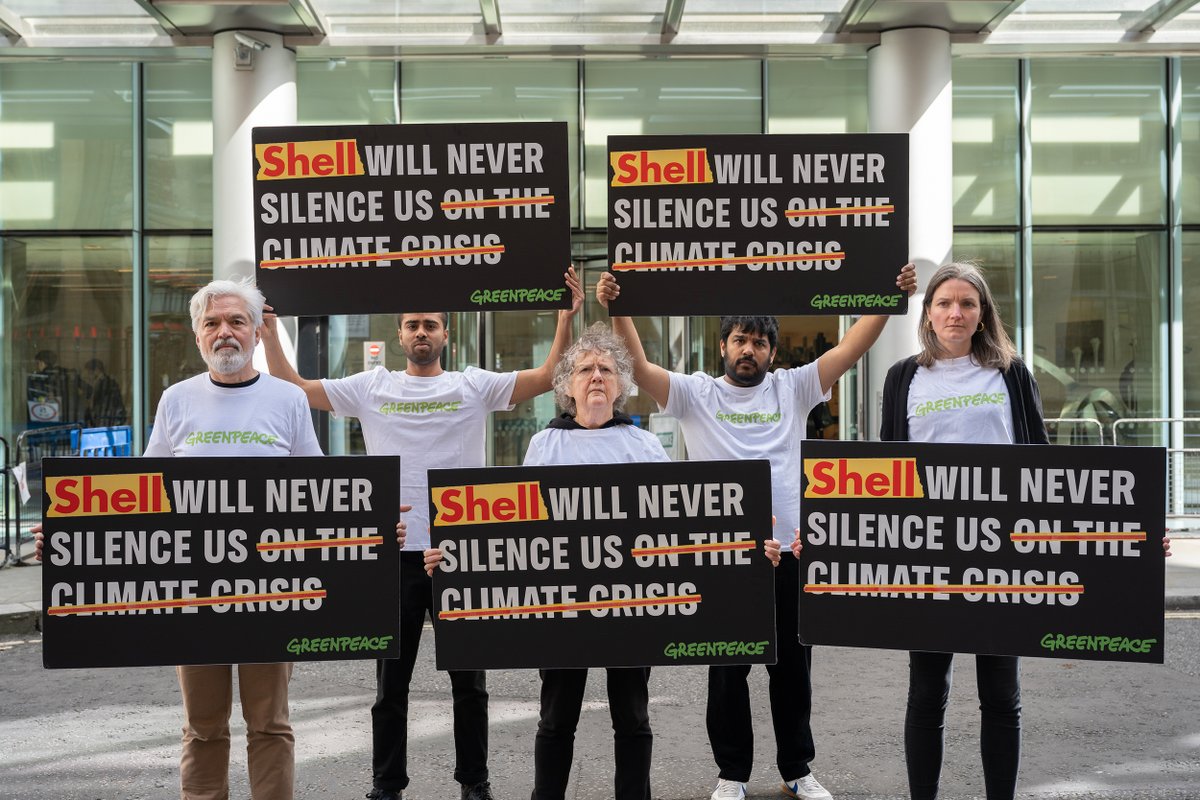 🚨 BREAKING: We’ve just been to court to defend ourselves against Shell. Shell is suing us for millions of dollars for a peaceful climate protest and now they're trying to remove important facts from our defence. So we had to go to court to challenge them. Who’s with us? 💪🏾