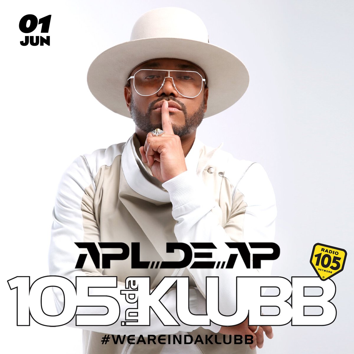 ☑ @apldeap on #105INDAKLUBB!
➖
Ogni weekend con il radioshow
#MyKlubb di @andreabellidj
e con i mixati dei Top dj Italiani
e Internazionali
➖
#WEAREINDAKLUBB
La notte dance firmata @Radio105 💥
#playitloud