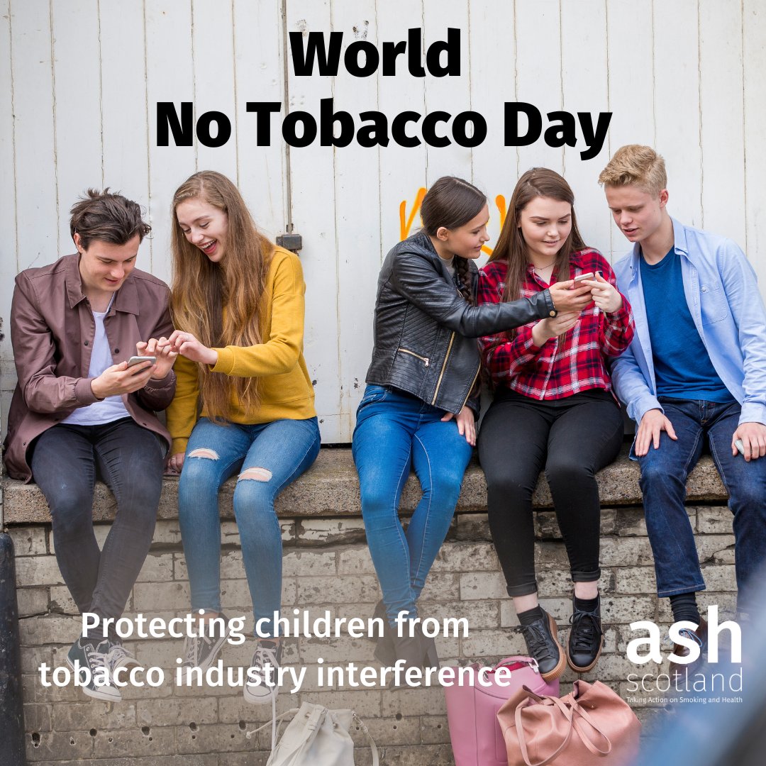 World No Tobacco Day takes place next week! We're calling on young people to write to their candidates to tell them their concerns about the tobacco industry influencing health policies. Click here to get started - bit.ly/3yITCqM