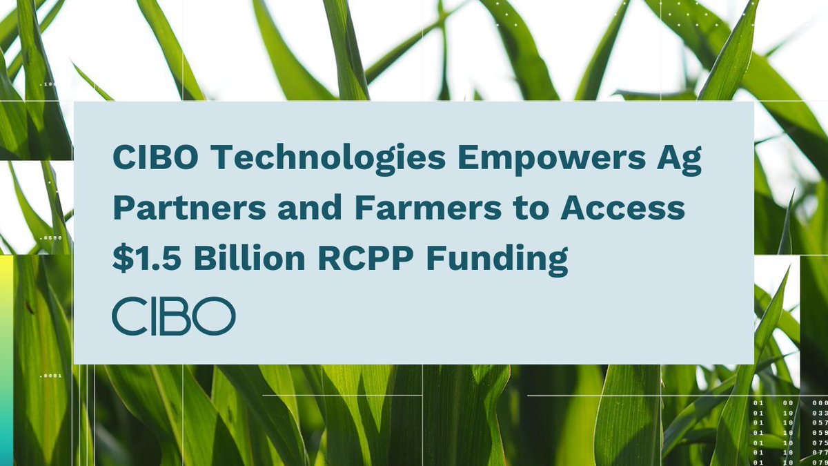 CIBOTech's tweet image. Are you passionate about driving positive change in #agriculture? Partner with CIBO to scale up access to #RCPP funding for conservation efforts and making a lasting impact on soil health, water quality, and biodiversity. #Ag #RCPPPartnership ow.ly/Ja4p50RtE0w