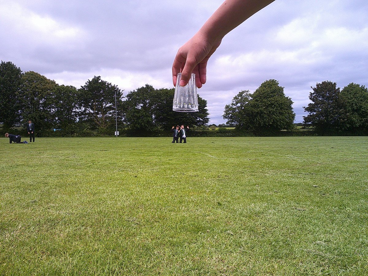 8 Avon spent their final photography enrichment session working on forced perspective, with some very creative results! #Learningtogetherforsuccess
