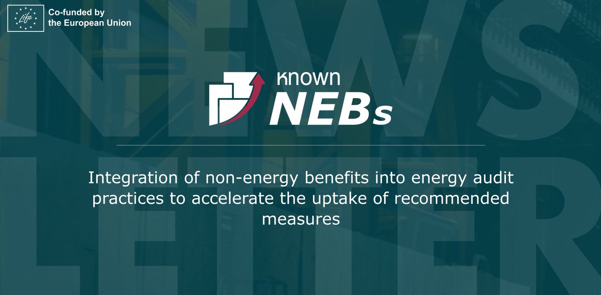 📰 Meet Our Sister Projects in Newsletter #3! 📰

Highlights:
🔹 Preview of our NEBs assessment tool
🔹 Insights from six innovative projects
🔹 Latest news & upcoming events

Find it here: e-sieben.at/en/news/2023/n…

#AUDIT2MEASURE #EE4SMEs #LIFEprogramme #EnergyTransition
