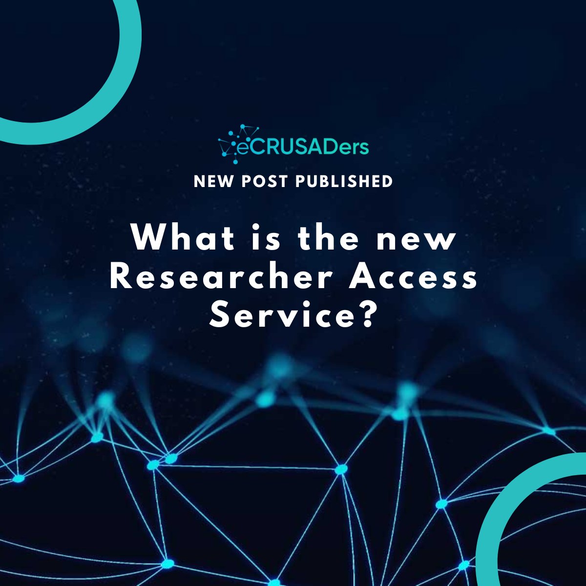 📢Check out the latest eCRUSADers post ➡ edin.ac/4aBKnWR ⬅ to find out how  <a href="/RDS_Scotland/">Research Data Scotland</a> Researcher Access Service is set to tackle the common challenges researchers face when accessing linked healthcare datasets in Scotland
#admindata #ecrusad #peoplemakedata