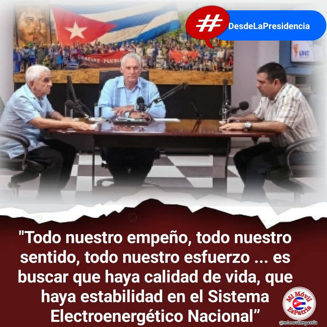 Cómo #Fidel nos enseñó, todos los problemas a discutirlo con el pueblo, él sigue ese mismo ejemplo. Así se hace Presidente #YoSigoAMiPresidente #MiMóvilEsPatria