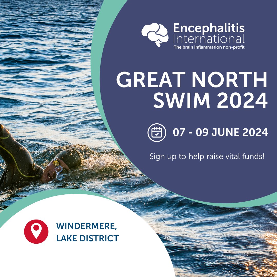 This year, join the Great North Swim - 1 Mile Challenge and make a splash for a cause! 🏊‍♀️🏊🏻‍♀️🏊🏼‍♀️🏊🏽‍♀️🏊🏾‍♀️🏊🏿‍♀️🏊‍♂️🏊🏻‍♂️🏊🏽‍♂️🏊🏾‍♂️🏊🏿‍♂️- LAST COUPLE OF PLACES AVAILABLE - ACT NOW! encephalitis.info/product/great-…