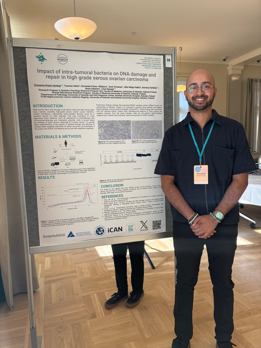 Kauppi Lab (@labkauppi) on Twitter photo Excited to present our research at #RPUScienceDay! Come check out our poster at spot #38 and discuss some science with Sam! 🧬🔬 #Research #STEM <a href="/HelsinkiUniMed/">Medicine and Health, University of Helsinki</a> Excited to present our research at #RPUScienceDay! Come check out our poster at spot #38 and discuss some science with Sam! 🧬🔬 #Research #STEM <a href="/HelsinkiUniMed/">Medicine and Health, University of Helsinki</a>