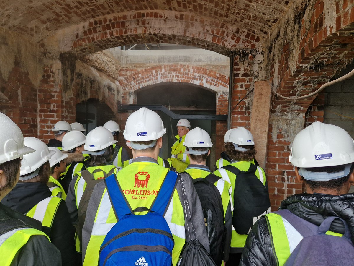 This week we were delighted to welcome Year 9 & Year 10 students from @NottinghamFree to site @sherwoodobs to take part in a #JustImagineWorkingHere event. The students took a tour of this site & then took part in activity to build a 3D model of the project. Well done to all!