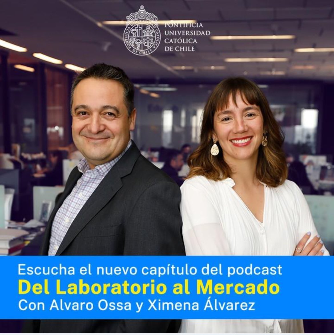 ATENCIÓN 📣 Nuevo Podcast 🎙️ “Del Laboratorio al Mercado” disponible por #Spotify Si quieres saber más de innovación, emprendimiento y transferencia tecnológica, no te pierdas este #Podcast . Segundo Capítulo disponible open.spotify.com/episode/4eZdjE…