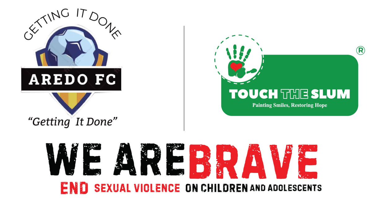 AREDO_FC's tweet photo. Just hours to @Butiki_League #MatchDay_2, and we are excited to reveal our #Season4 jerseys, proudly sponsored by @TouchTheSlumUG. Our focus is on "Ending Gender-Based Violence on Children & Adolescents" under the #WeAreBrave campaign. #AredoFC #TouchTheSlum #ButikiLeague https://t.co/k7XL7gmsoF