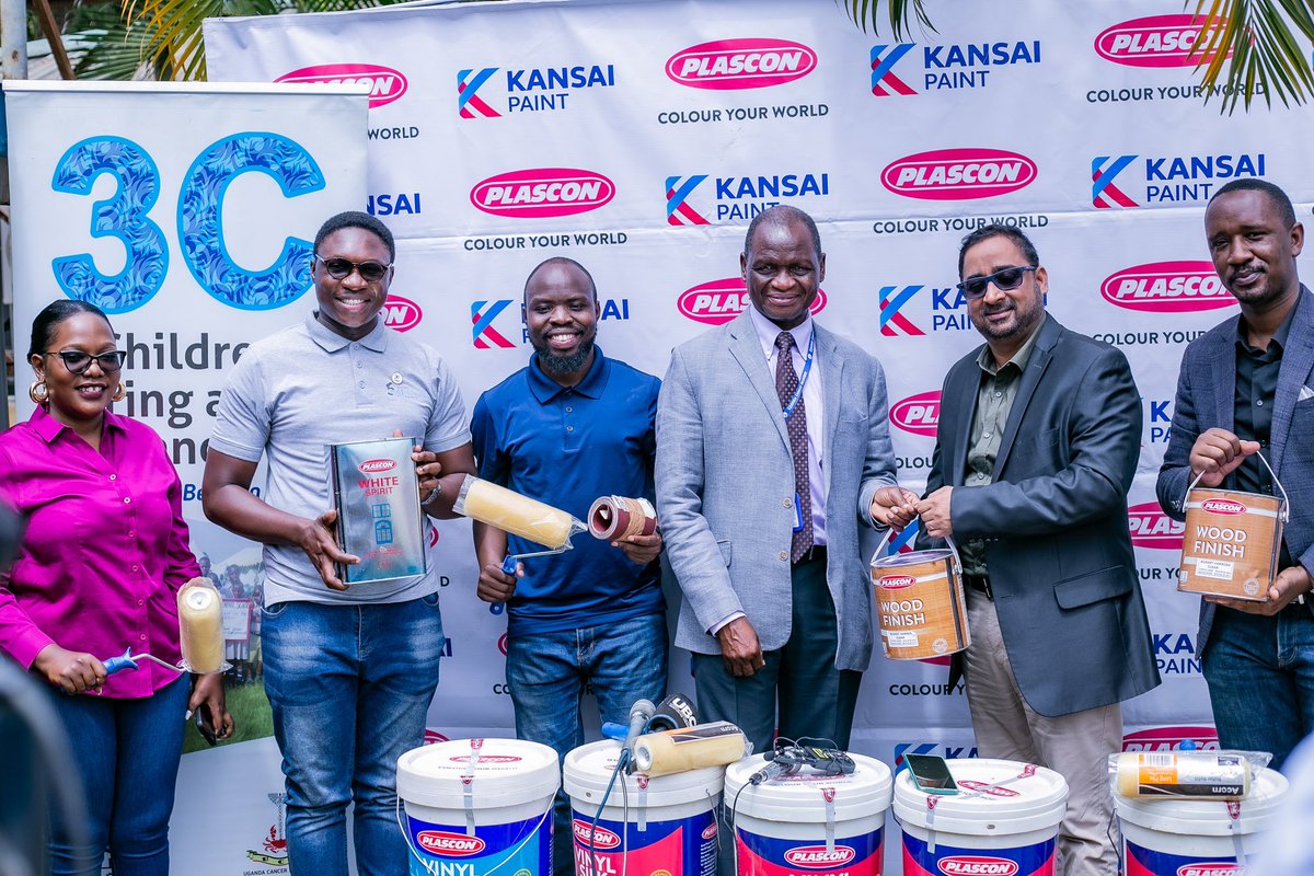 charlesgava_256's tweet photo. I’m happy to announce that @consults_cg has partnered with @PlasconUganda to execute the painting of the children’s ward at the Uganda Cancer Institute. This is one of @consults_cg’s initiatives to celebrate its fifth year anniversary. Special thanks to @PlasconUganda for this. https://t.co/b9D0SSs9k6