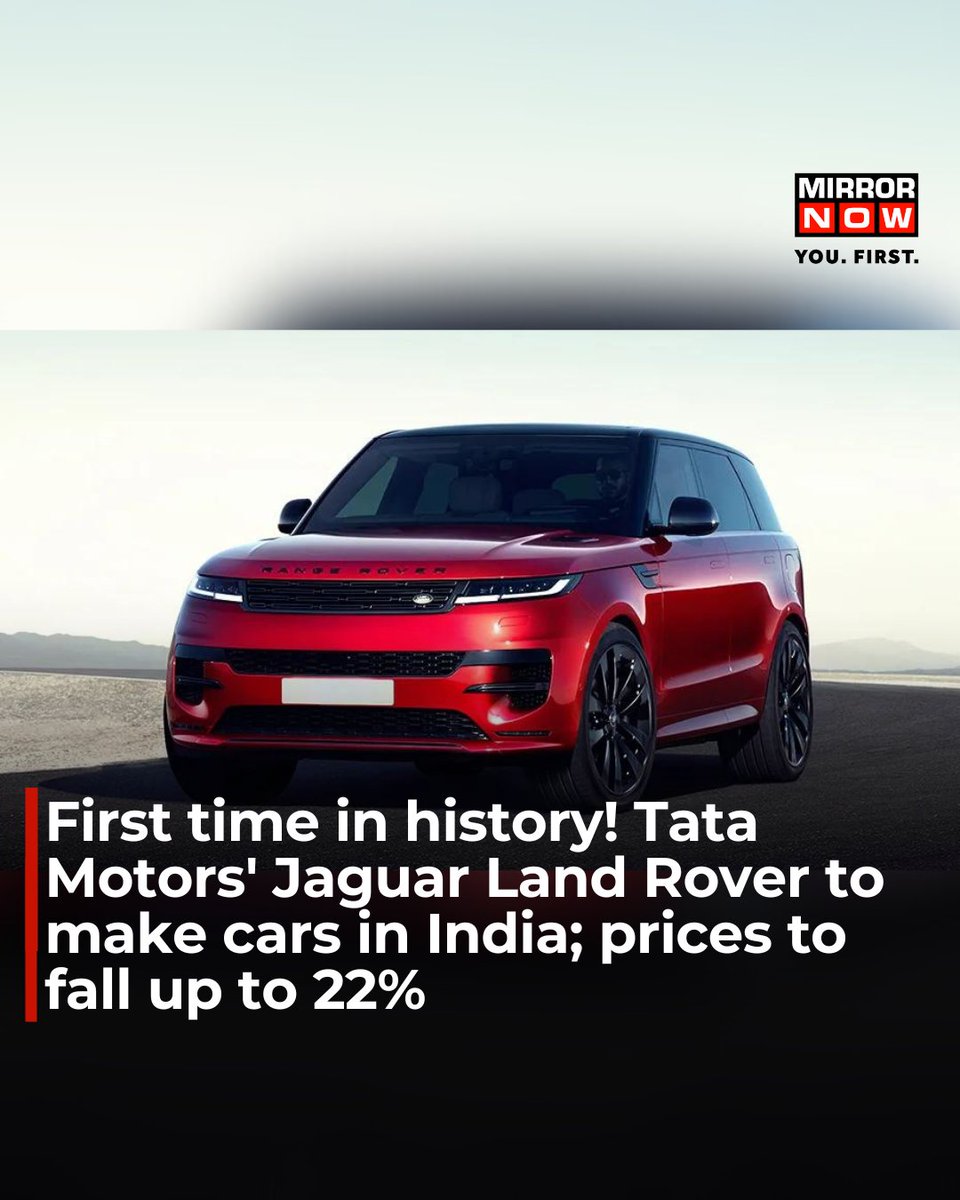 Jaguar Land Rover owned by India's Tata Motors, is set to commence the production of its iconic Range Rover and Range Rover Sport models in India. This marks the first time in the 54-year history of these models that they will be manufactured outside of the UK. Previously,