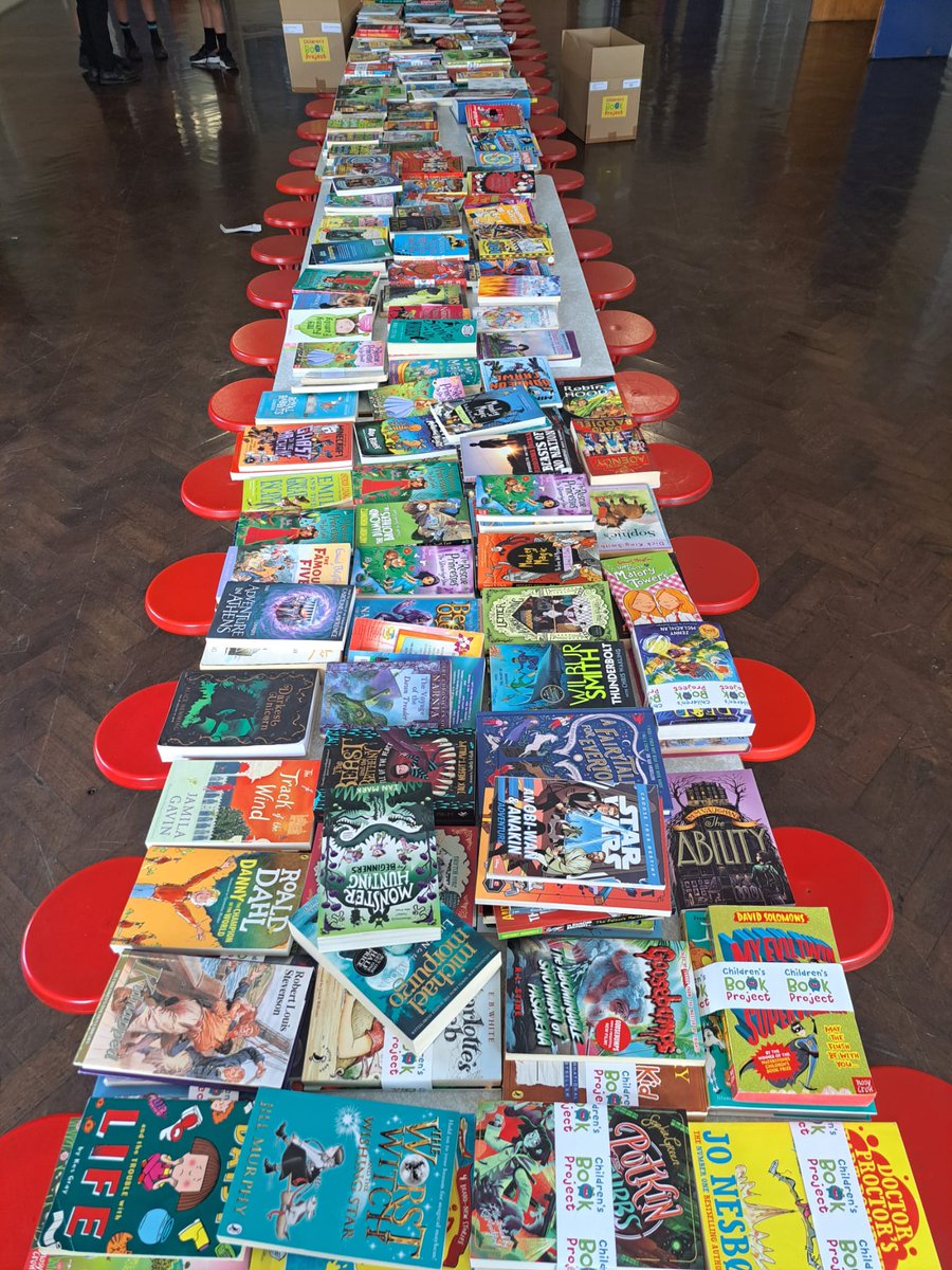 A big thank you  <a href="/Booktrust/">BookTrust</a> from all the children at Green Wrythe who have taken home a new book today. #reading #books