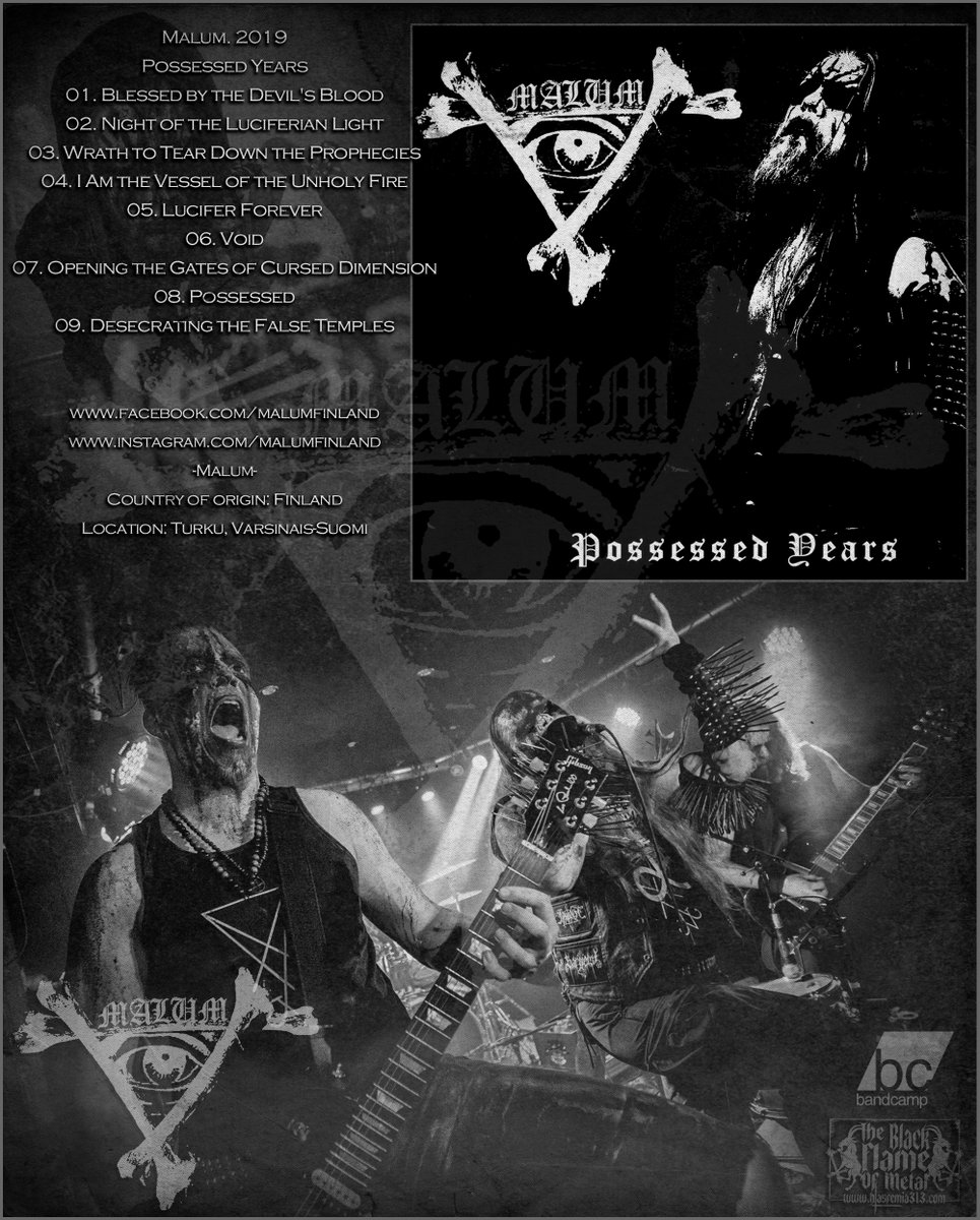 Malum. 2019 / Possessed Years
blasfemia313.blogspot.com/2022/02/malum-…
#BlackMetal #BlackMetalRaw #BlackMetalBlasphemy #BlackMetalSatanism #blackdeathmetal #deathmetal #extrememetal #metal #metalmusic #BrutalDeathMetal #blasfemia313 #TheBlackFlameOfMetal