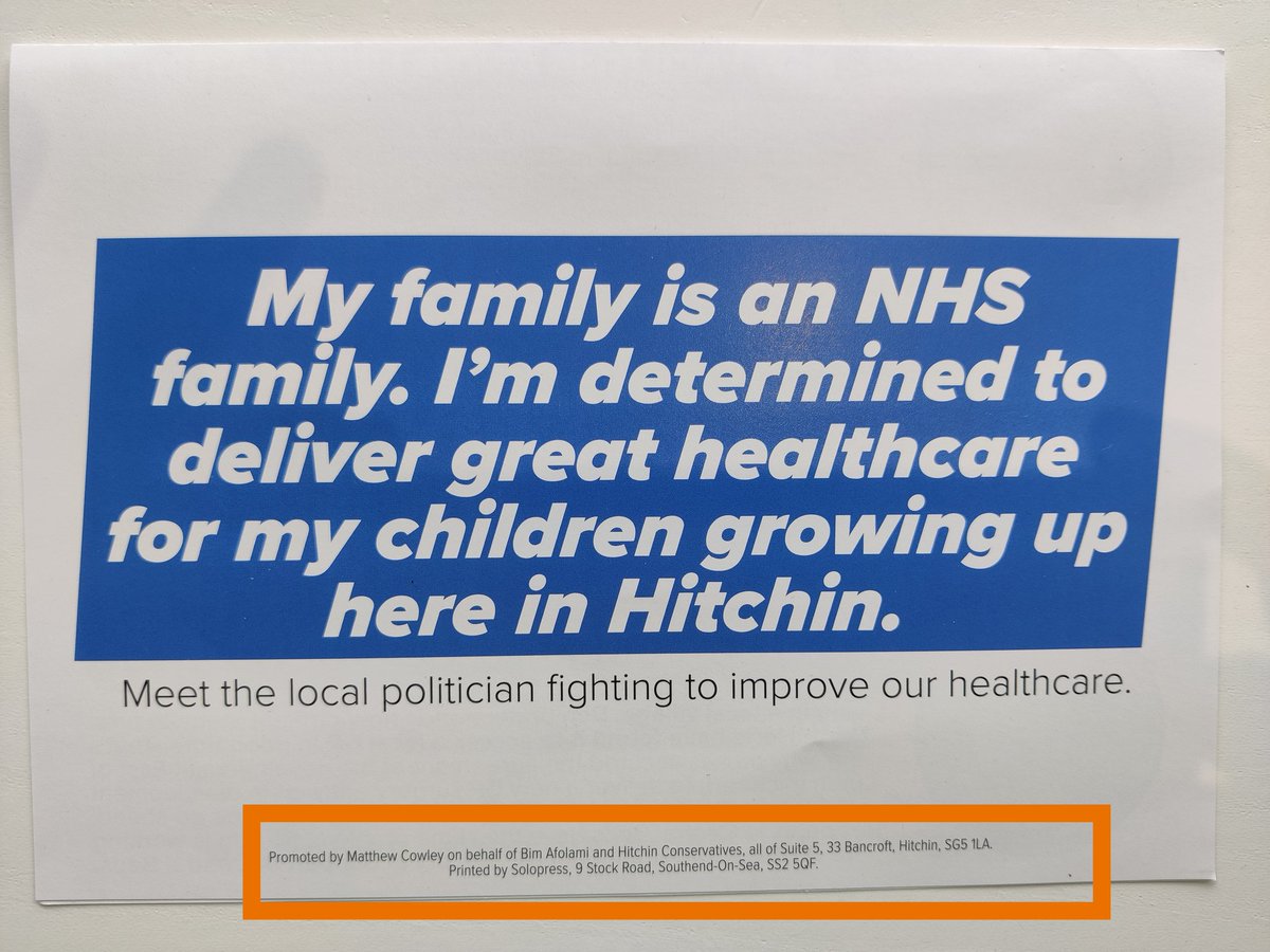 Searching for any signs of Conservative branding on <a href="/BimAfolami/">Bim Afolami</a> MP's campaign leaflet. Oh, here it is. 

<a href="/OhGodWhatNowPod/">Oh God, What Now? – the politics podcast</a> <a href="/TheNewsAgents/">The News Agents</a> <a href="/sturdyAlex/">Alex Andreou</a> <a href="/lewis_goodall/">Lewis Goodall</a> <a href="/papercutsshow/">Paper Cuts Podcast</a> <a href="/adamfleming/">Adam Fleming</a>