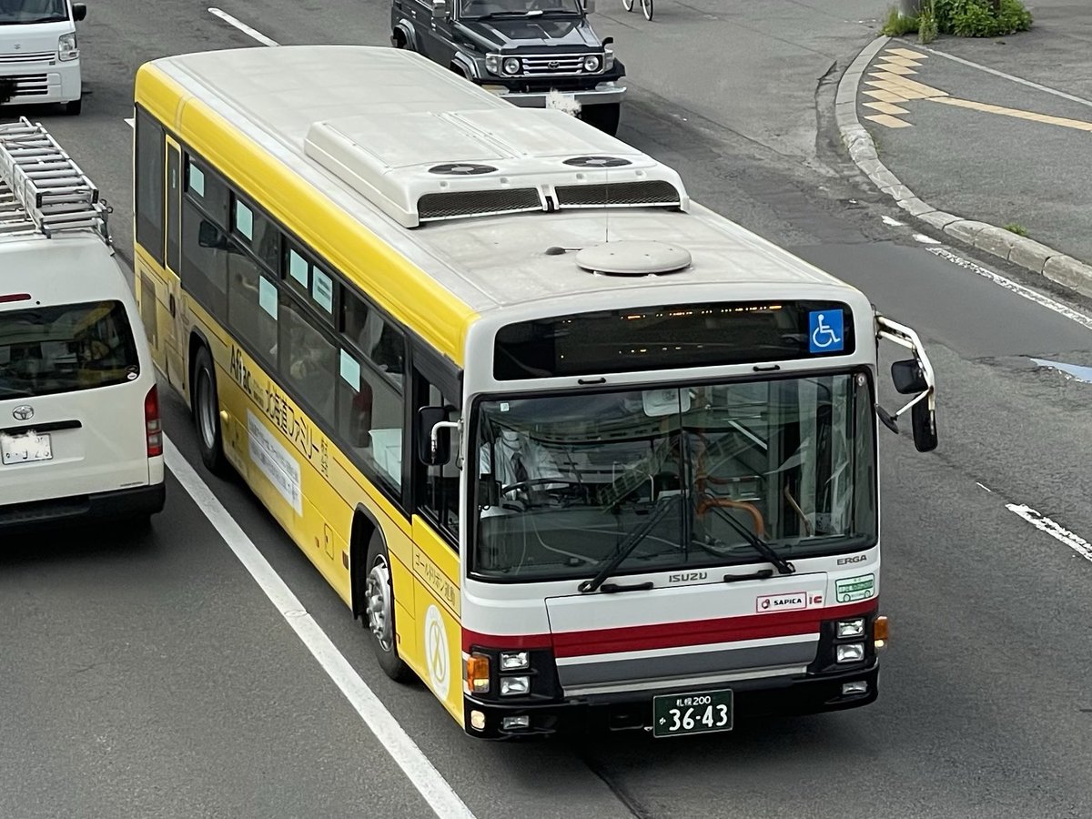 北海道中央バス 札幌200か3643 いすゞエルガ 年式:2014年式 型式:QPG