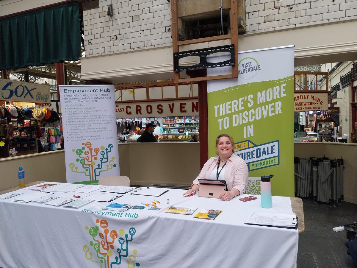 DigitalCalderdale (@calderdigital) on Twitter photo Erin will be at Halifax Market alongside the Buisness and Skills team until 4pm to support you with getting employment or advice on getting online! Come say Hi! <a href="/Calderdale/">Calderdale Council</a> Erin will be at Halifax Market alongside the Buisness and Skills team until 4pm to support you with getting employment or advice on getting online! Come say Hi! <a href="/Calderdale/">Calderdale Council</a>