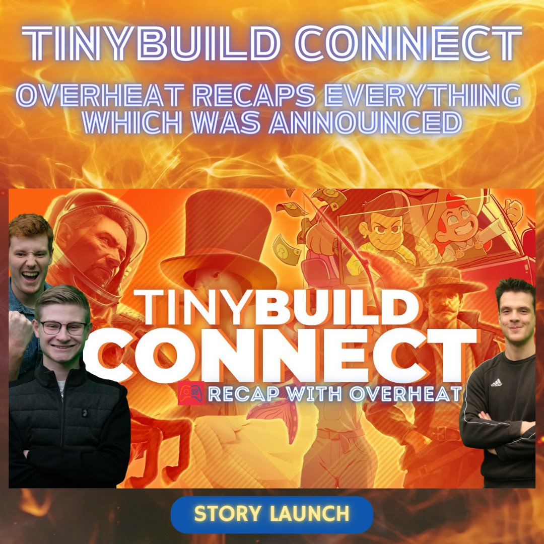 NEW STORY UNLOCKED!

We recapped everything that was announced at <a href="/tinyBuild/">tinyBuild | Play Hozy Demo Now</a>'s connect where a huge collection of #indiedev's got to show off what they've been cooking.

We also added our thoughts into the mix: Go Read!
overheatgaming.co.uk/2024/05/23/ove…

#Gaming #Tinybuild #gamedevelopment