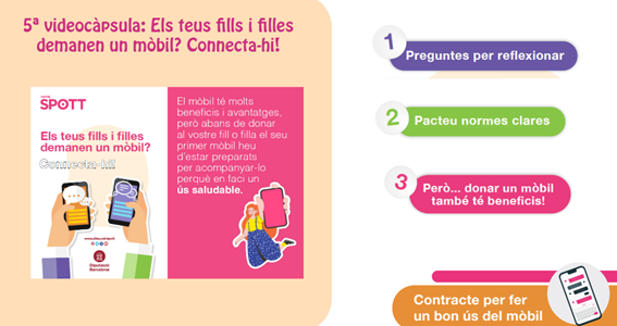 🚨El teu fill o filla et demanen el seu primer #mòbil 📱 i dubtes si és el moment adequat? 

☺️No et preocupis! Et facilitem recomanacions per evitar possibles problemàtiques. 

🔗Connecta-hi!: bit.ly/recomanacions_…

#SPOTTDiba #SocialDiba #pantalles
@diba @joventutdiba