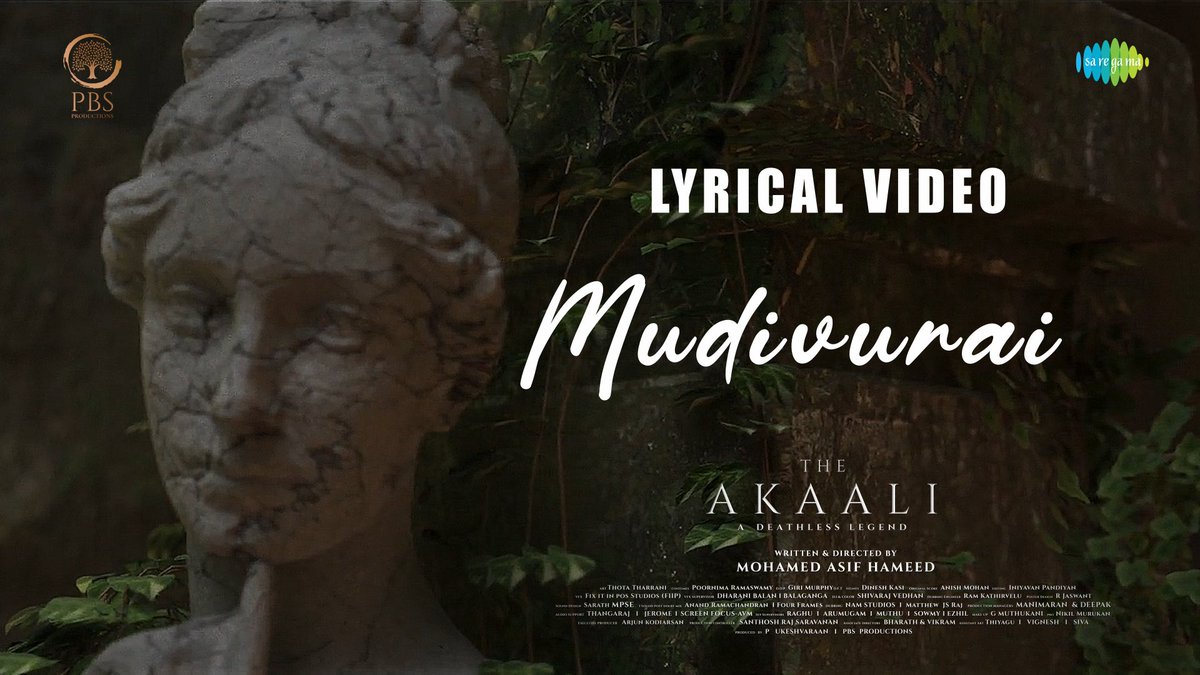 Sean Roldan (@rseanroldan) on Twitter photo Glad to be releasing the lyrical video of this interesting song #Mudivurai
Listen with think link - youtu.be/Oetb_pj9bHQ?si…
All the best team 👊
#TheAkaali
#Mudivurai
<a href="/mxanish/">Anish Mohan</a>
<a href="/Itsmesoundarya/">Soundarya Bala Nandakumar</a>
<a href="/isriramjeevan/">Sriram Jeevan</a>
<a href="/saregamasouth/">Saregama South</a>
@PBSproductions <a href="/ukeshvaraan/">P.UKESH VARAAN</a> <a href="/Dir_MohamedAsif/">Mohamed Asif Hameed</a> Glad to be releasing the lyrical video of this interesting song #Mudivurai
Listen with think link - youtu.be/Oetb_pj9bHQ?si…
All the best team 👊
#TheAkaali
#Mudivurai
<a href="/mxanish/">Anish Mohan</a>
<a href="/Itsmesoundarya/">Soundarya Bala Nandakumar</a>
<a href="/isriramjeevan/">Sriram Jeevan</a>
<a href="/saregamasouth/">Saregama South</a>
@PBSproductions <a href="/ukeshvaraan/">P.UKESH VARAAN</a> <a href="/Dir_MohamedAsif/">Mohamed Asif Hameed</a>