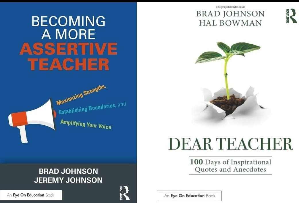 Book Drawing! Whether you are a new teacher looking to be more assertive, set boundaries, and maximize your strengths, or a veteran teacher looking for some inspiration, or maybe you need both, these make great summer reading! Just retweet for a chance to win your choice!…