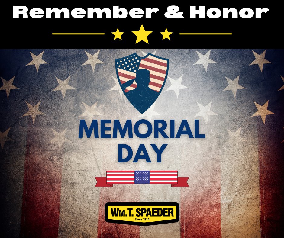 As we set out to enjoy this Memorial Day weekend, we also take this time to remember and honor the fallen. ❤️ 🫡 🪖 🇺🇸