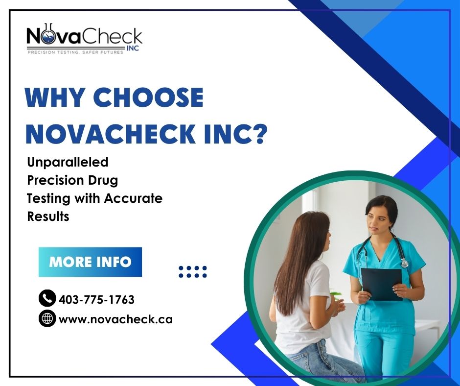 NovaCheck Inc. stands out from the competition for several reasons, making us the preferred partner for precision testing in the industry. 
📩 : info@novacheck.ca 
☎️: +403-775-1763
#drugchecking #DrugTesting #Employment #Calgary #novaCheck #FitToWork #FitForWork #Health #Safety