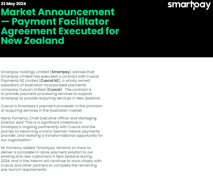 Parece que se ha activado el catalizador $SMP