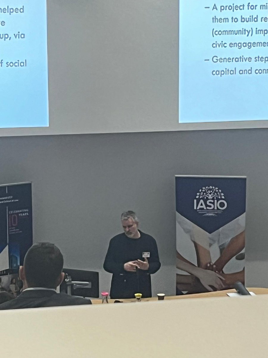 IASIO_Ireland's tweet image. Fascinating perspectives on desistance and ‘the betwixt and between’ pathways out of reoffending and intersectionality from @fergus_mcneill and Dr. Una Barr
#Desistance24 #SocialInclusion #PolicyandPractice @IASIO_Ireland @UCDcrim