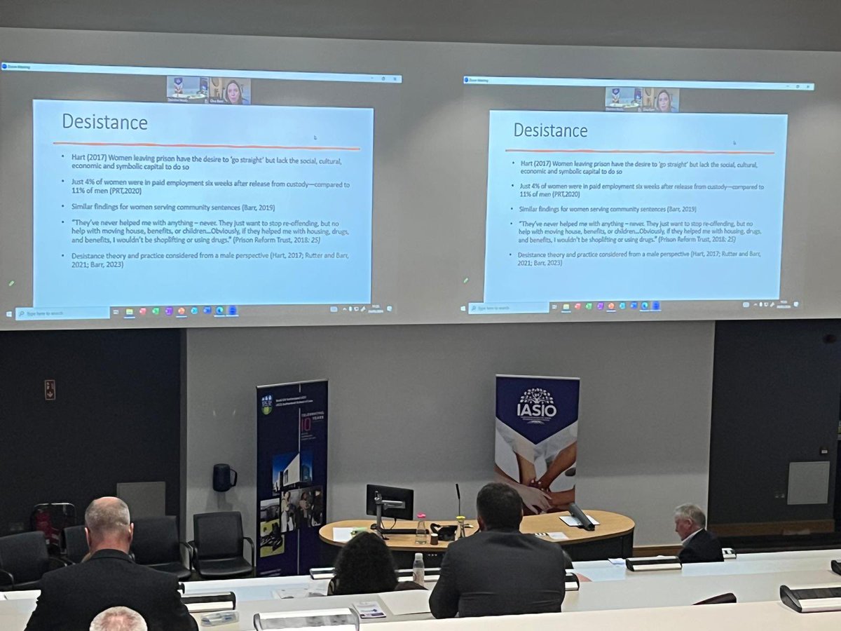 IASIO_Ireland's tweet image. Fascinating perspectives on desistance and ‘the betwixt and between’ pathways out of reoffending and intersectionality from @fergus_mcneill and Dr. Una Barr
#Desistance24 #SocialInclusion #PolicyandPractice @IASIO_Ireland @UCDcrim