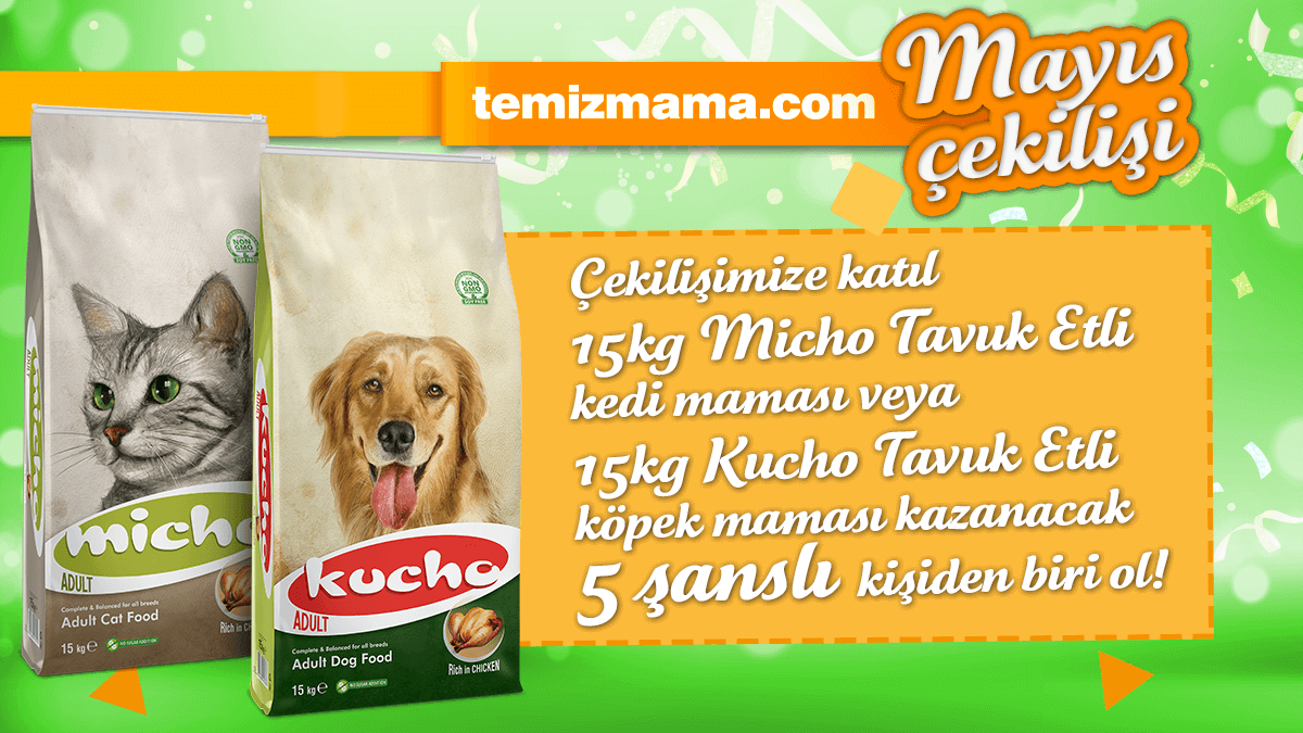 🥳 Temizmama Mayıs çekilişi başladı! 🥳

👉 <a href="/temizmamacom/">Temizmama</a> hesabımızı takip et. ✔️⁠
👉 Gönderimizi beğen ve repostla. ❤️⁠
👉 Bir arkadaşını yoruma etiketle. 💬⁠

5 takipçimize: 😻 15KG Micho #KediMaması veya 🐶 15KG Kucho #KöpekMaması #Hediye! 🐾

Sonuçlar 6 Haziran!🤩