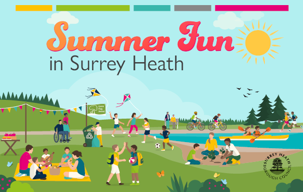 🌟With half term and the bank holiday about to start there is so much to see and do in Surrey Heath. Enjoying fresh air at @FrimleyLodge and Lightwater County Parks and taking the family to one of our many playgrounds. Plus much more! surreyheath.gov.uk/campaigns/summ…