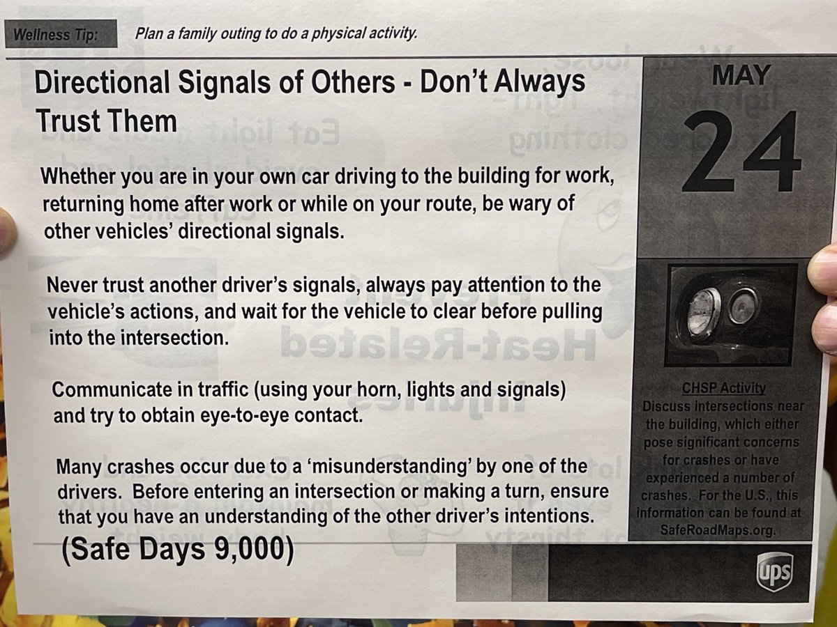 okc_preload's tweet photo. Good Friday #OKC #Preload #PCM Be safe while driving especially this #MemorialDay weekend Many accidents are caused by not paying attention or misunderstandings Never trust a blinker, don’t follow too close & you can always get the next exit #KeepHydrating #LetsGetIt #UPS https://t.co/y1wYf6n1Nw
