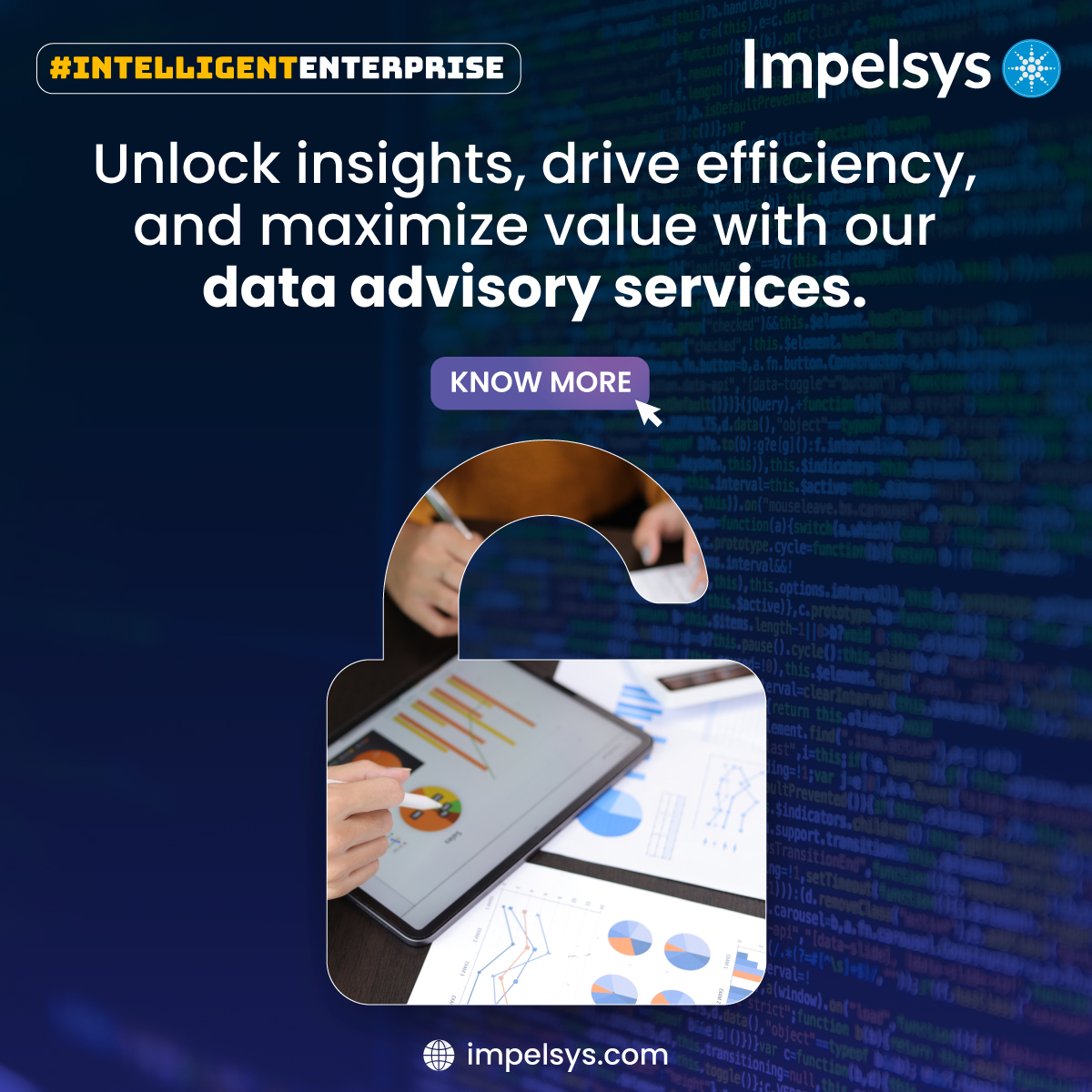 Our #dataadvisory services offer a comprehensive suite of solutions, guiding organizations towards optimal #datautilization and value creation. Know more at: impelsys.com/services/data-…

#Impelsys #IntelligentEnterprise #DataAnalytics #DataDriven #PredictiveAnalytics
