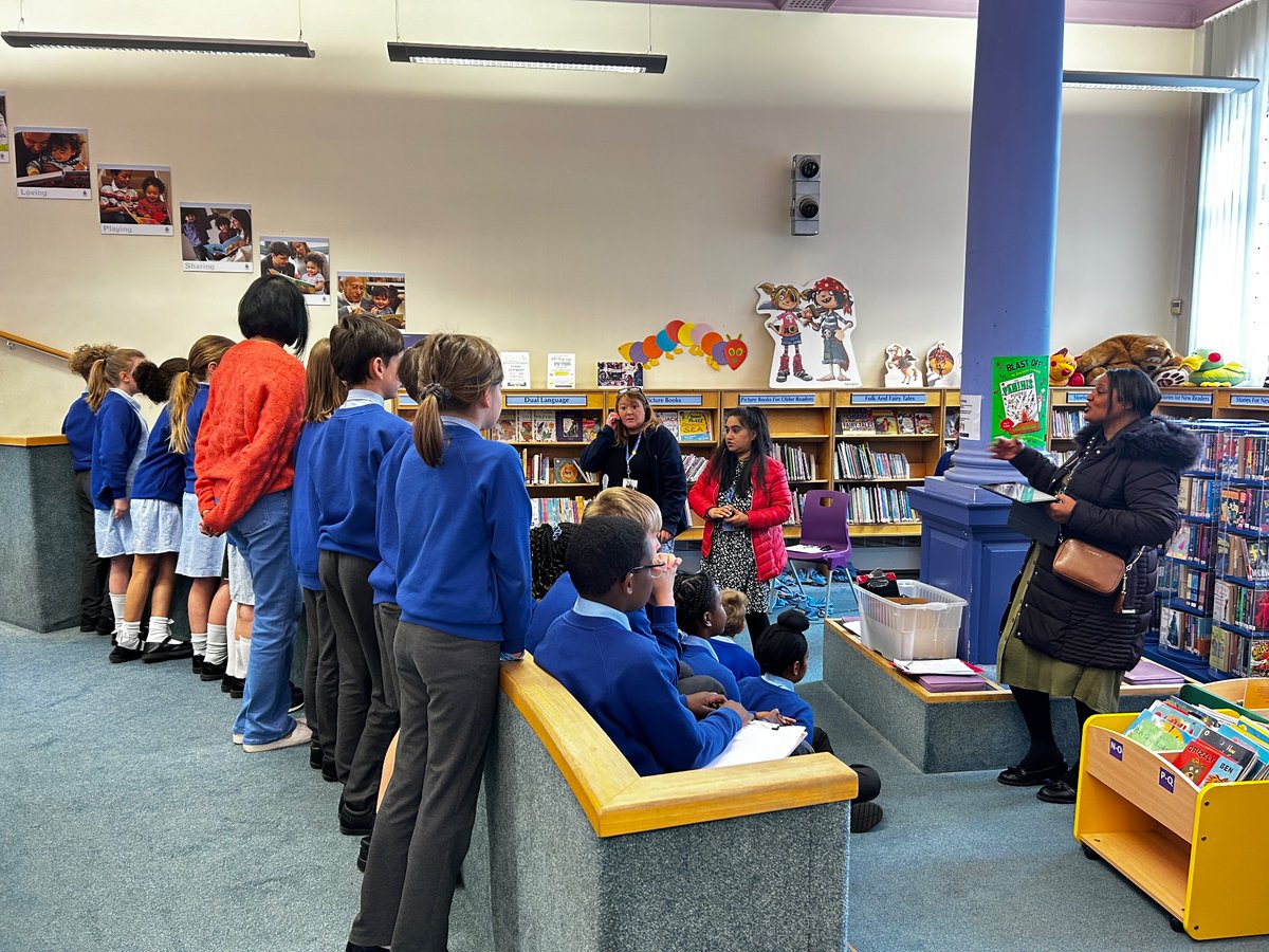 Books__bab's tweet photo. A gorgeous author session with pupils who are working with the brilliant @SerenaKPatel on their own mystery stories. Every pupil became members of @WolvesLibraries massive thanks to all the library staff! @ace_national @PuffinBooks #librariesforprimaries #worldofstories https://t.co/akiAtOD5Kj