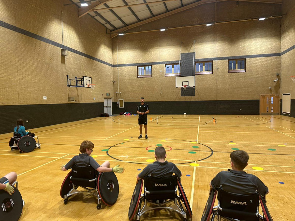 Cardiff Rugby Community Foundation (@crugbycommunity) on Twitter photo Great day spent yesterday delivering wheelchair rugby to <a href="/TCS_HWB/">Health & Wellbeing</a>
100+ students had the opportunity to experience the sport for the first time !!
Well done to all involved! 🔵⚫️ Great day spent yesterday delivering wheelchair rugby to <a href="/TCS_HWB/">Health & Wellbeing</a>
100+ students had the opportunity to experience the sport for the first time !!
Well done to all involved! 🔵⚫️