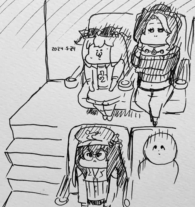 劇場版ウマ娘を観に来たどぼめじろう先生 