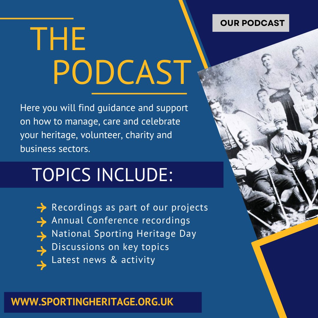 🎙️Check out our Sporting Heritage Podcast! Amina Abu-Shahba from @SwanseaUni & writer @davidbrayley dives into Swansea's year-long project celebrating its sporting heritage. Listen now: bit.ly/3VxK4Zd #SportingHeritage24 #Swansea #Heritage