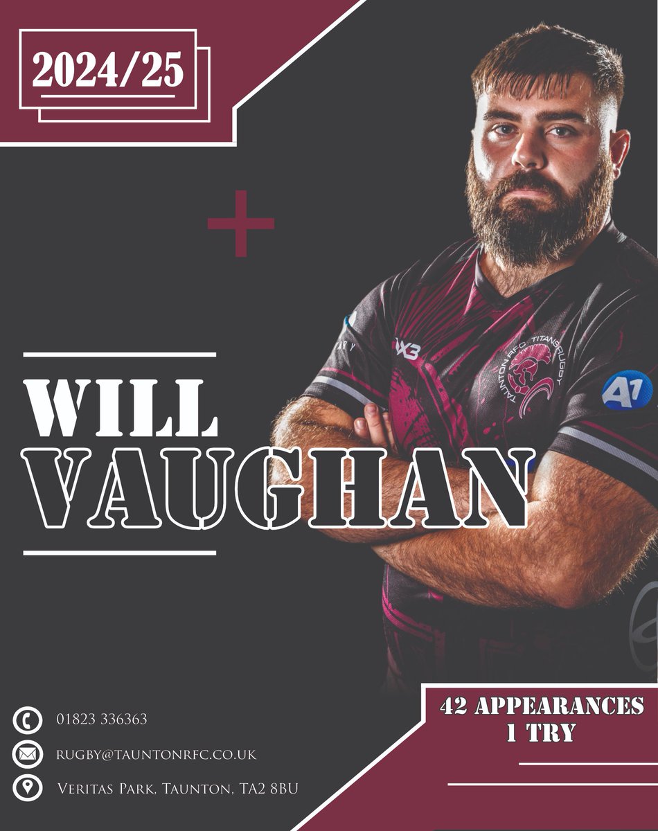 Will Vaughan Signs for the 2024/25 Season. Will started his rugby journey here within the youth section of TRFC so it's great to see that he will continue playing his rugby for the Titans. Great to have you back Will.