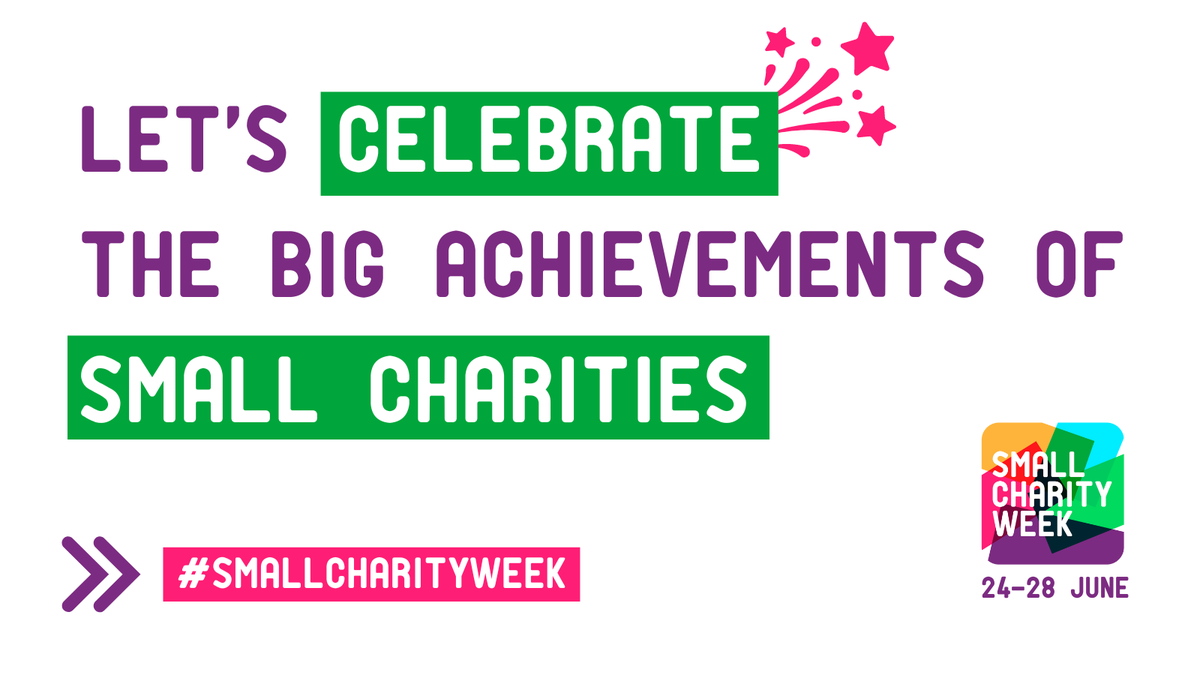 📢 One month until #SmallCharityWeek kicks off! It’s time to plan your celebrations.

Visit our website to download resources and find events near you: smallcharityweek.com