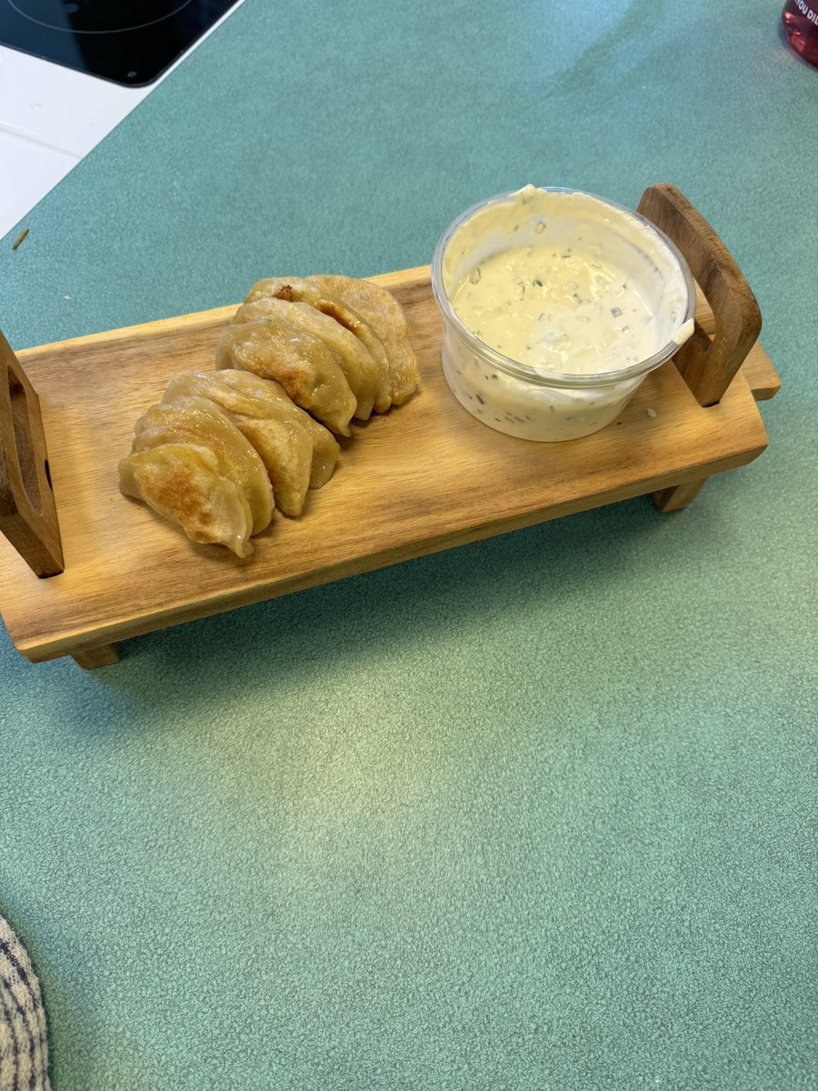 CaldiesDT's tweet photo. Pierogi pun as a caption? Nah, too cheesy! (We’re sorry). Y10’s pierogi session today @CaldiesSchool with @SI_Liverpool https://t.co/X3QfhC8QAN