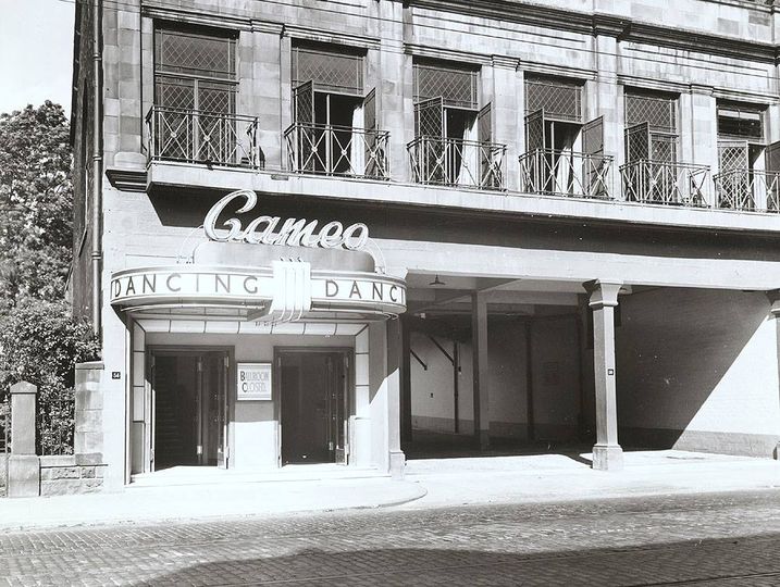 Get your dancing shoes on, it's Friday! Here's the Cameo Ballroom, Kilmarnock Rd. Note the 'Ballroom Closed' sign. This photo was taken September 1939 when, in anticipation of heavy enemy bombing, places of entertainment were closed. Restrictions were lifted shortly afterwards.