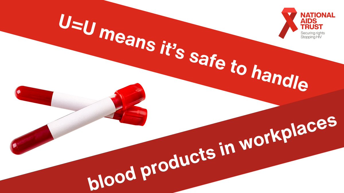 We can make workplaces that handle blood products safer for employees, and customers, while taking a positive step towards removing many avenues for stigma and discrimination still experienced by people living with HIV in the #UK today. nat.org.uk/news/guidance-…